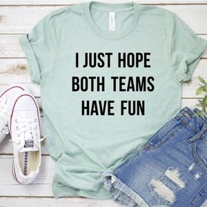 Cute SUPERBOWL Party Mint T-Shirt :)